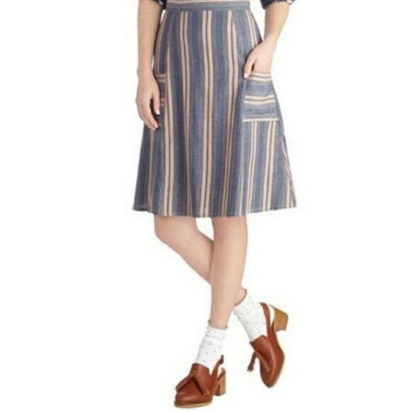 Mata Traders Skirt Chambray Twee - Picture 6 of 7